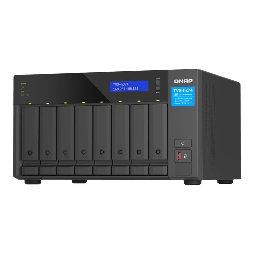 Qnap tvs - h874 8 bahias 32gb gigabit ethernet