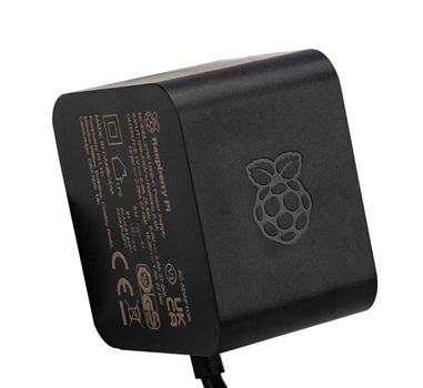 Raspberry Fuente alimentador oficial 27W USB-C Negro - para Pi 5