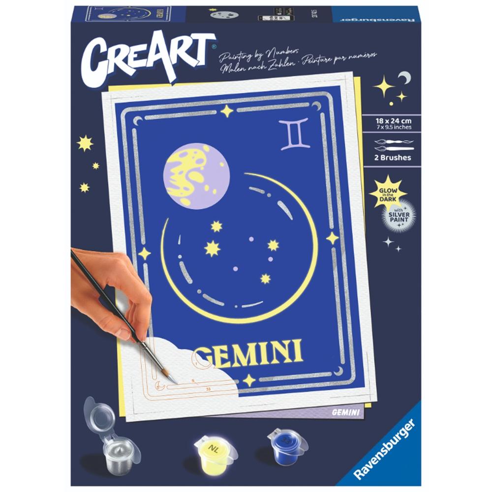 Ravensburger creart serie trend d zodiac: geminis