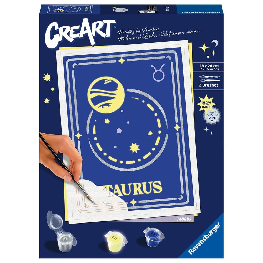 Ravensburger creart serie trend d zodiac: tauro