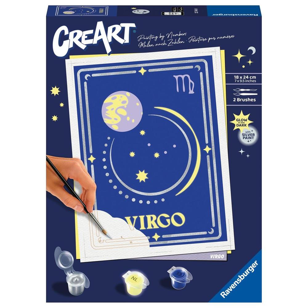 Ravensburger creart serie trend d zodiac: virgo