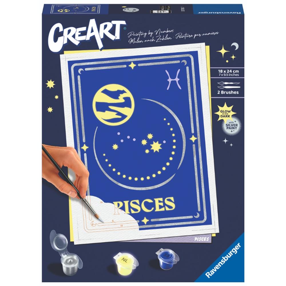Ravensburger creart serie trend d zodiac: piscis