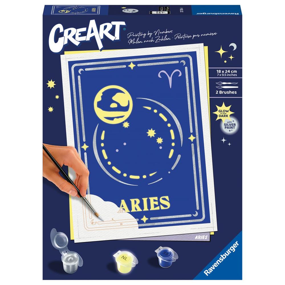Ravensburger creart serie trend d zodiac: aries