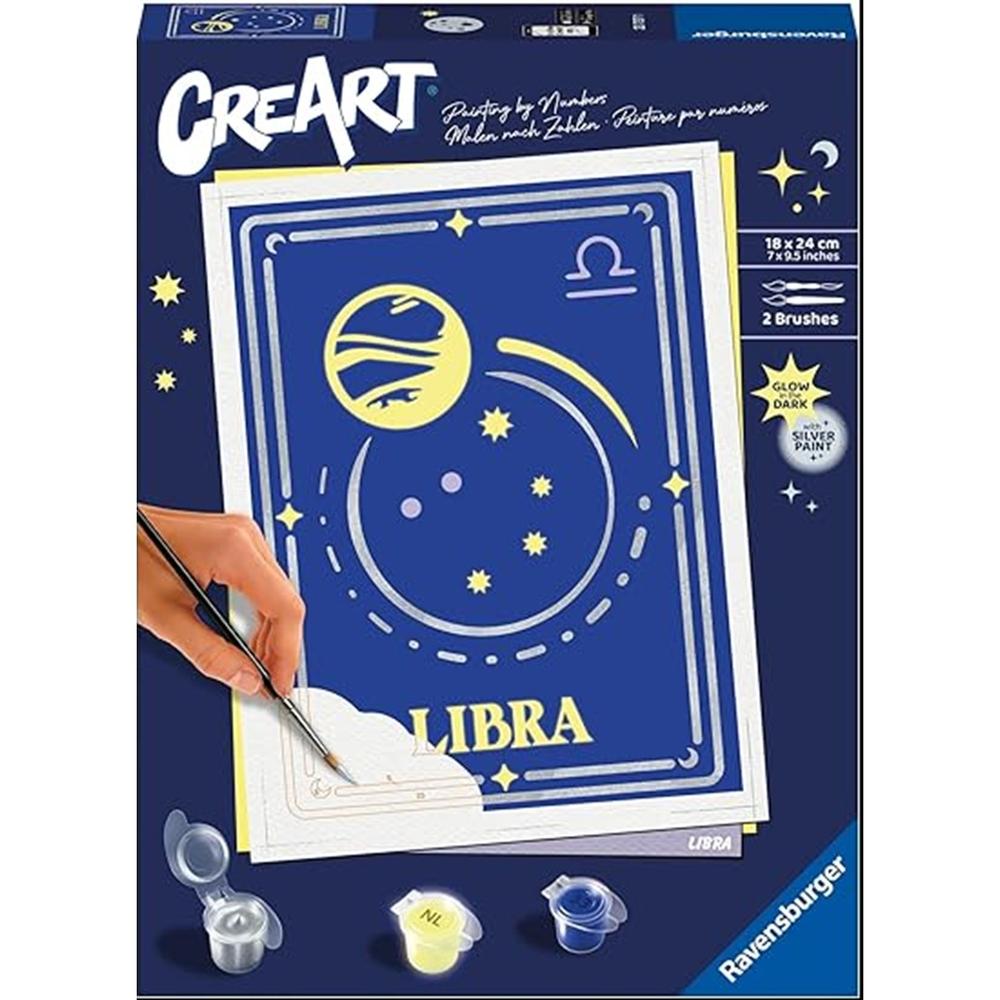 Ravensburger creart serie trend d zodiac: libra