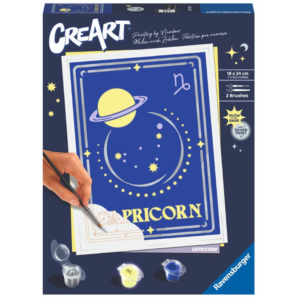 Ravensburger creart serie trend d zodiac: capricornio