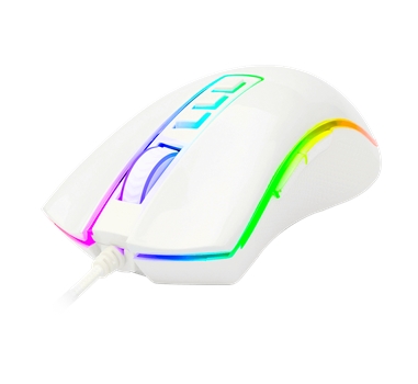 Redragon - COBRA Ratón Gaming RGB Blanco