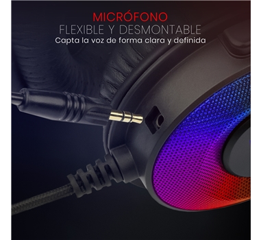 Redragon - PANDORA 2 Auricular Gaming RGB Adaptador XBOX PS4 Micrófono Negro REACONDICIONADO