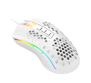 Redragon - STORM Ratón Gaming RGB Blanco