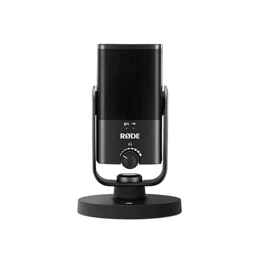 Rode nt - usb mini usb - c - 121db - 20hz - jack 3.5mm - base incluida - negro