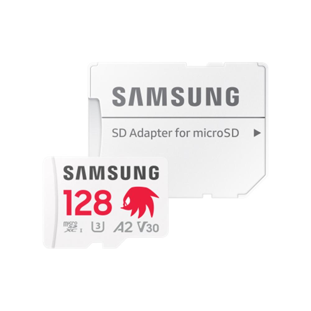 Samsung 128gb sonic pro plus clase 10 u3 v30 a2 + adaptador sd