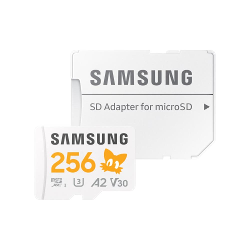 Samsung 256gb sonic pro plus clase 10 u3 v30 a2 + adaptador sd
