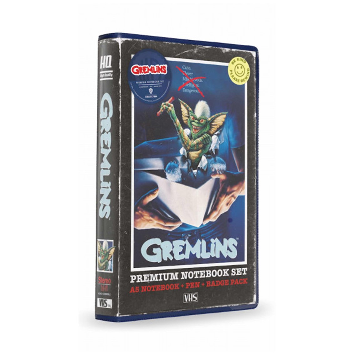 Sd toys gremlins libreta chapas y boligrafo