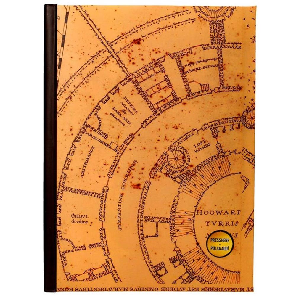 Sd toys harry potter mapa merodeador con luz
