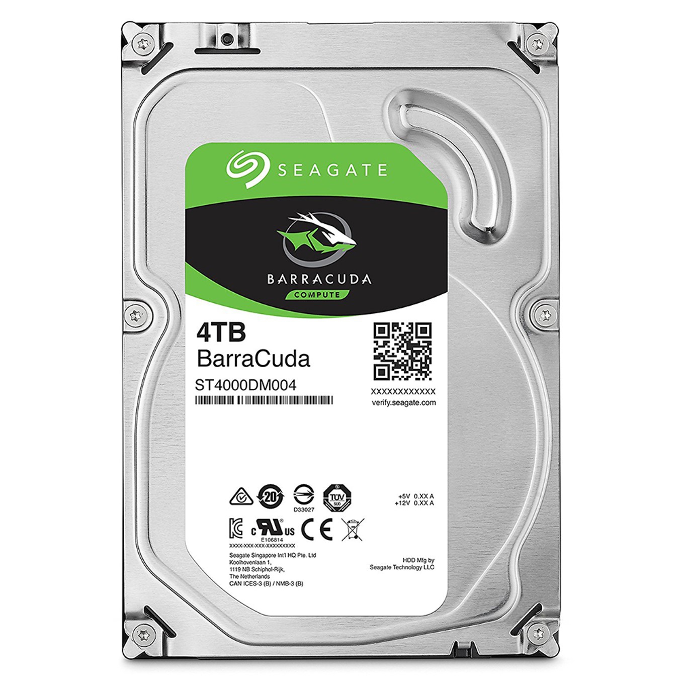 Seagate barracuda st4000dm004 4tb 3.5 pulgadas 5900rpm - 256mb - sata 6gb - s