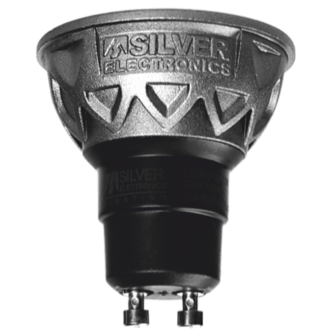 Silver electronics dicroica 5w=60w - gu10 - 3000k - 38º - 470 lm - luz calida - a+