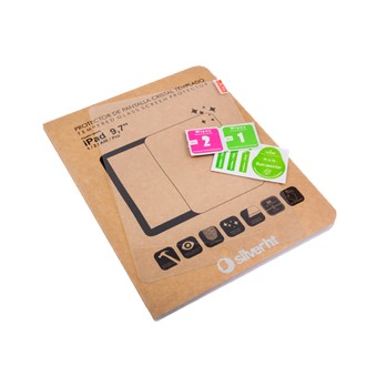 Silver ht para apple ipad air 1 y 2 cristal templado