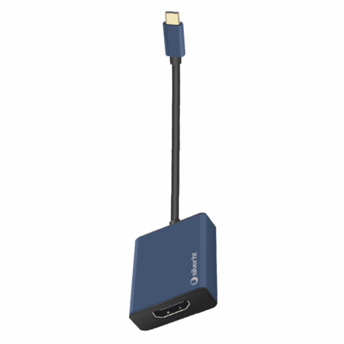 Silver ht usb tipo c a hdmi 4k azul marino