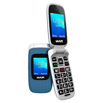 Spc wuum 2335a azul - 2.4 pulgadas - dual sim - micro sd - radio fm - bt
