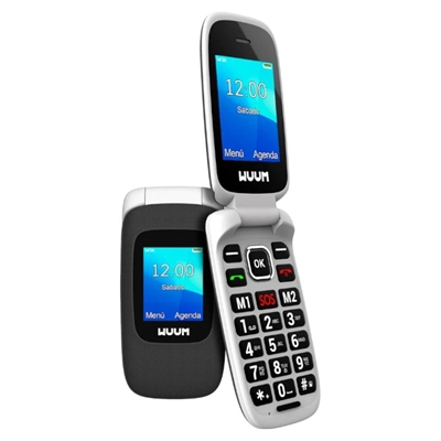 Spc wuum 2335t titanio - 2.4 pulgadas - dual sim - micro sd - radio fm - bt
