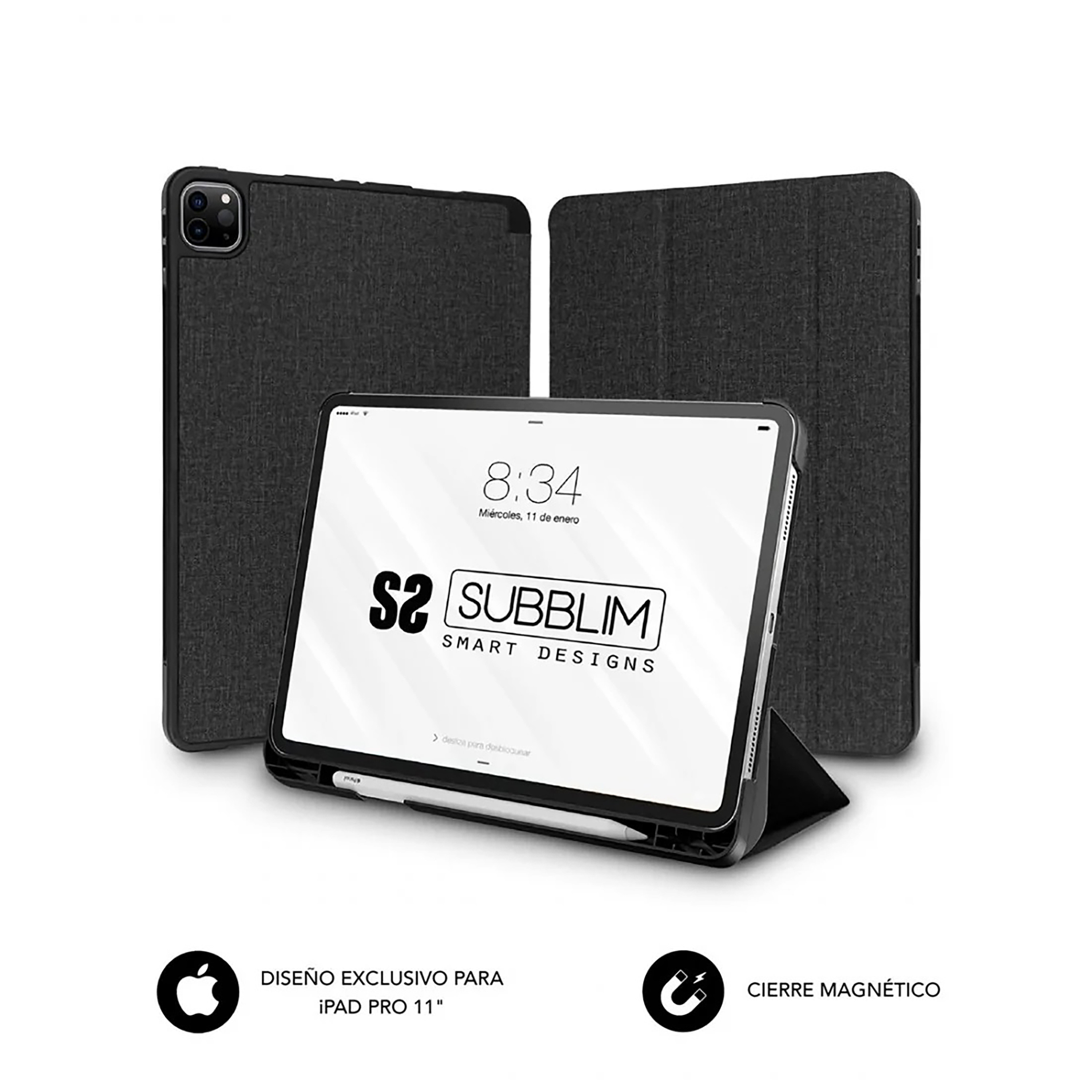 Subblim shock case para apple ipad pro 11 pulgadas 2020 negro