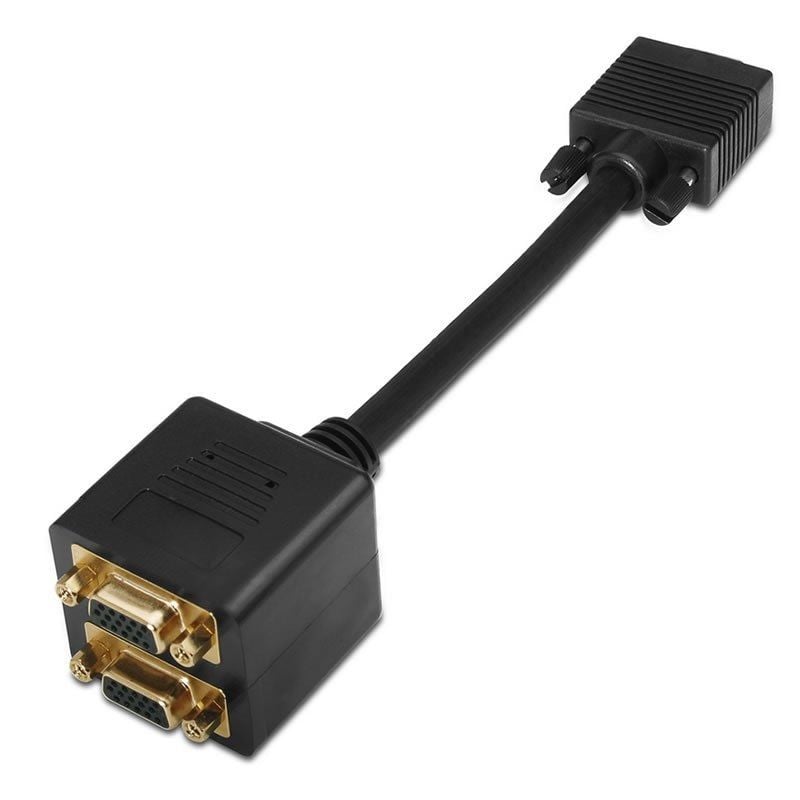 AISENS A113-0080 VGA Macho - 2x VGA Hembra