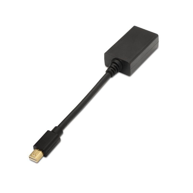 AISENS A125-0137 Mini DisplayPort Macho - HDMI Hembra 15cm Negro