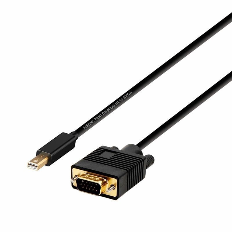 AISENS A125-0362 Mini DP Macho - VGA Macho 2m Negro