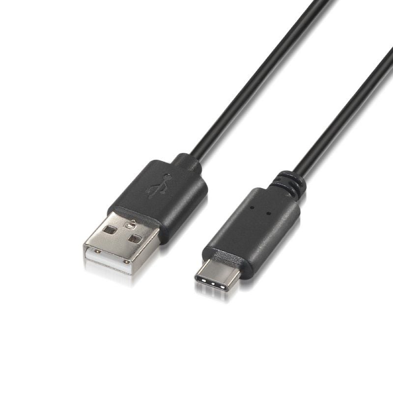 AISENS A107-0052 USB Tipo-C Macho - USB Macho 480Mbps 2m Negro