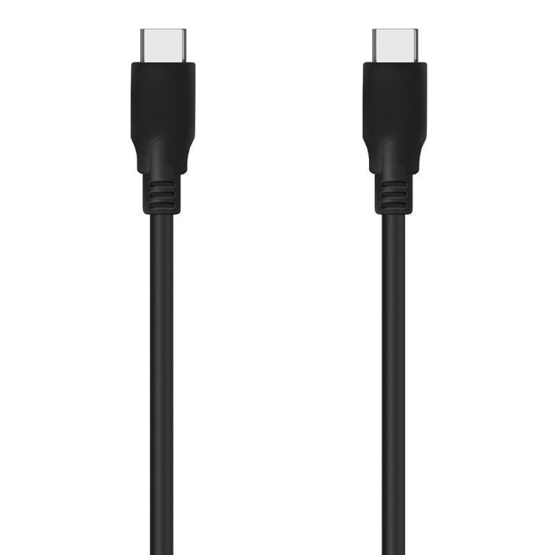 AISENS A107-0702 20GBPS 5A 100W USB Tipo-C Macho - USB Tipo-C Macho Hasta 100W 20Gbps 1m Negro