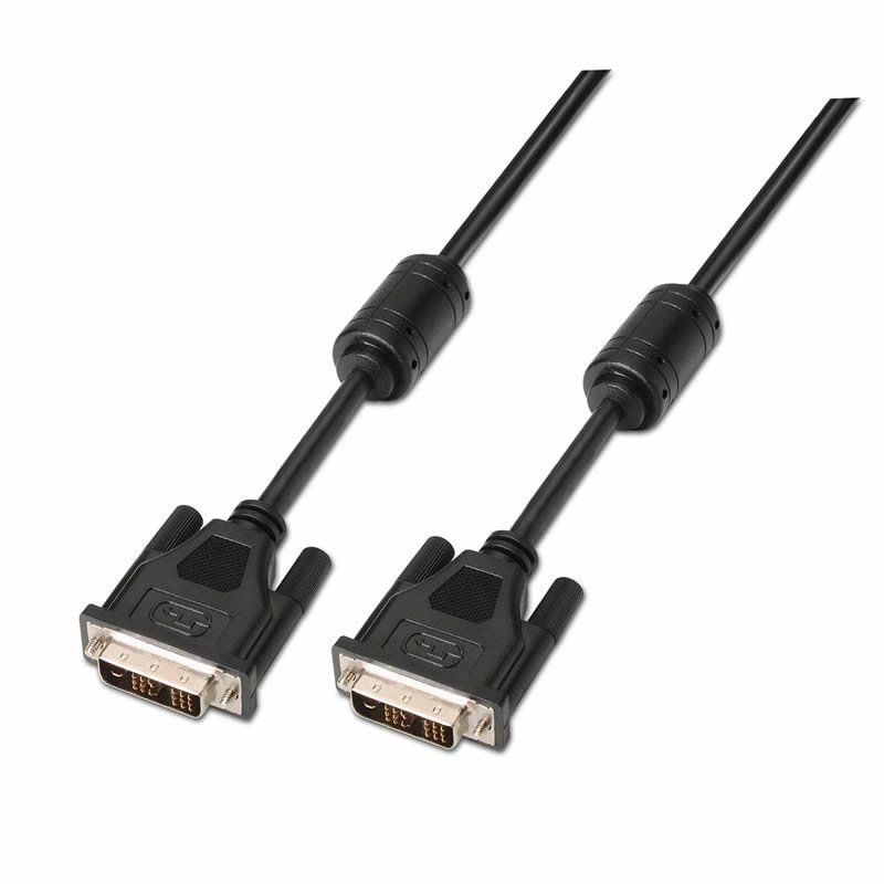 AISENS A117-0086 DVI-D Macho - DVI-D Macho Hasta 3W 10Mbps 1.8m Negro
