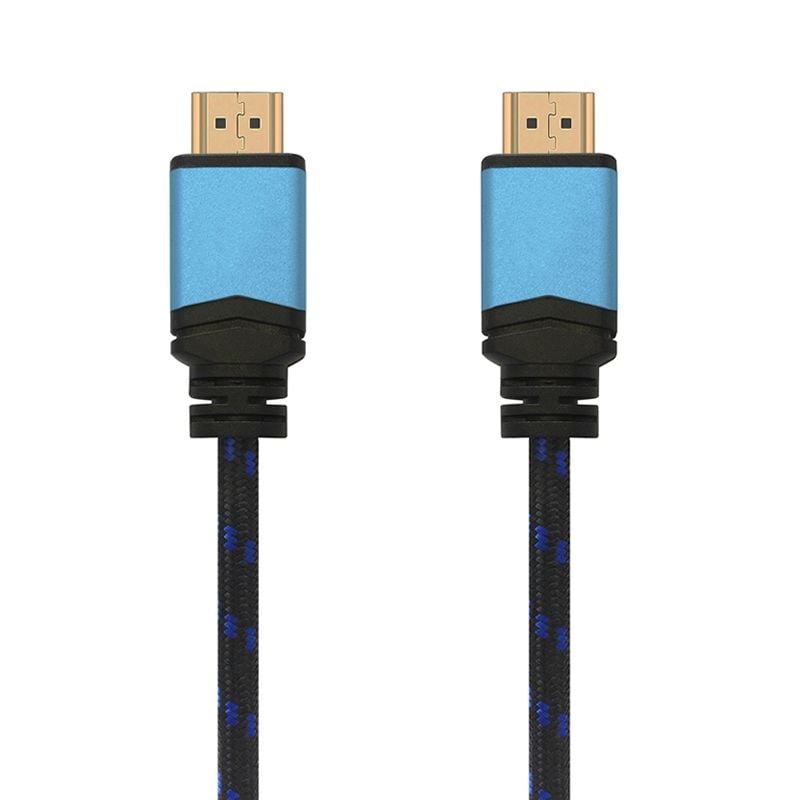 AISENS A120-0359 HDMI Macho - HDMI Macho 5m Negro y Azul