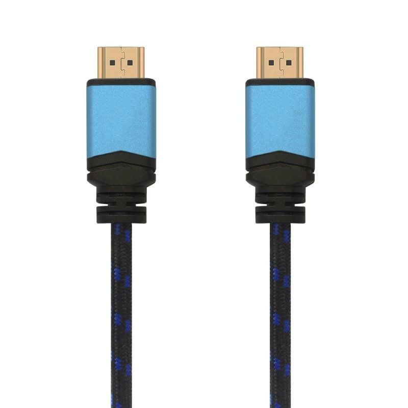 AISENS A120-0360 HDMI Macho - HDMI Macho 10m Negro y Azul