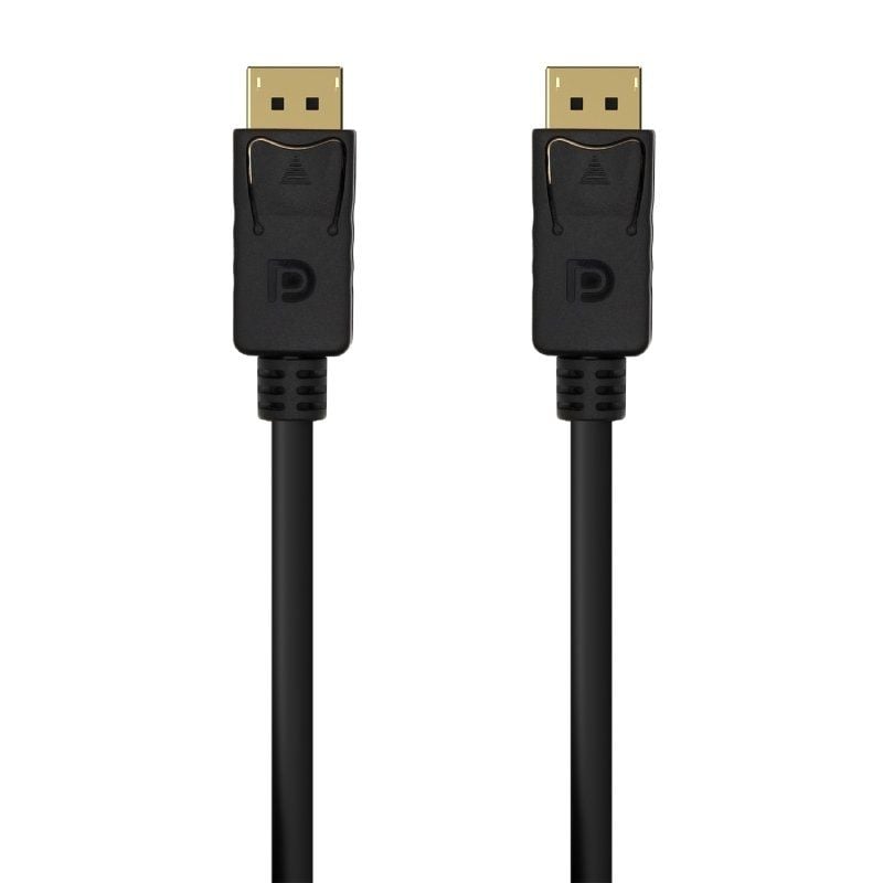 AISENS A124-0549 DisplayPort Macho - DisplayPort Macho Hasta 5W 2300Mbps 1.5m Negro