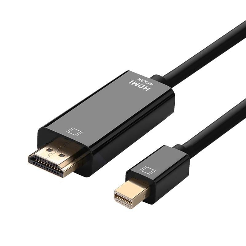 AISENS A125-0361 Mini DisplayPort Macho - HDMI Macho Hasta 5W 2300Mbps 2m Negro