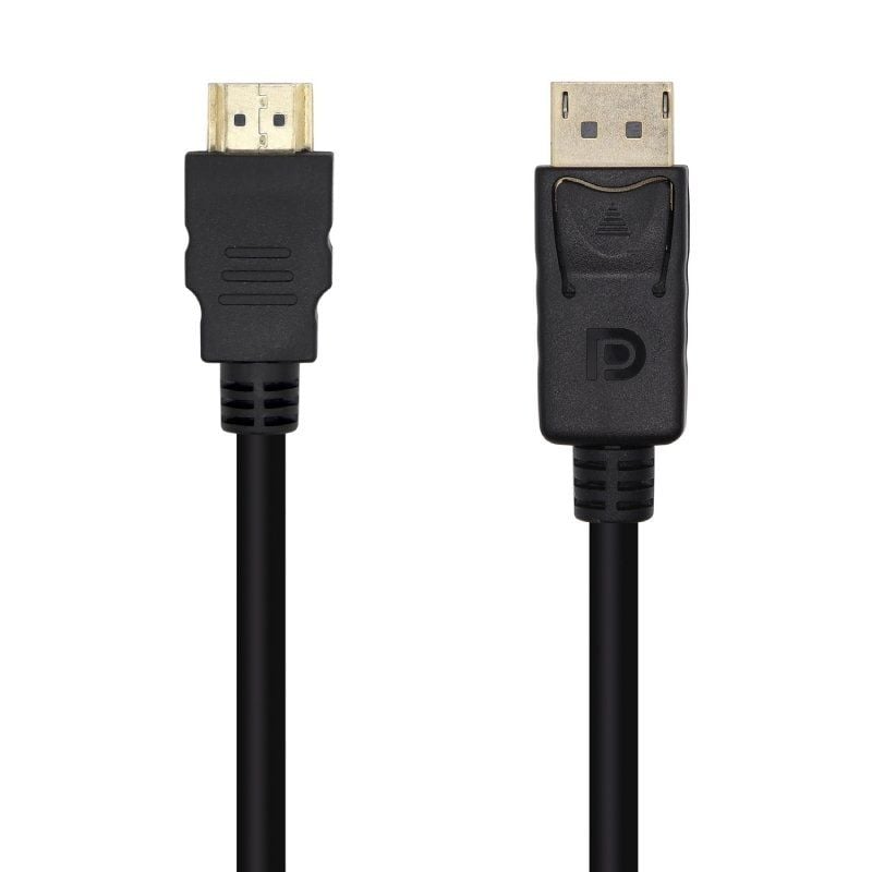 AISENS A125-0461 DisplayPort Macho - HDMI Macho Hasta 5W 2300Mbps 5m Negro