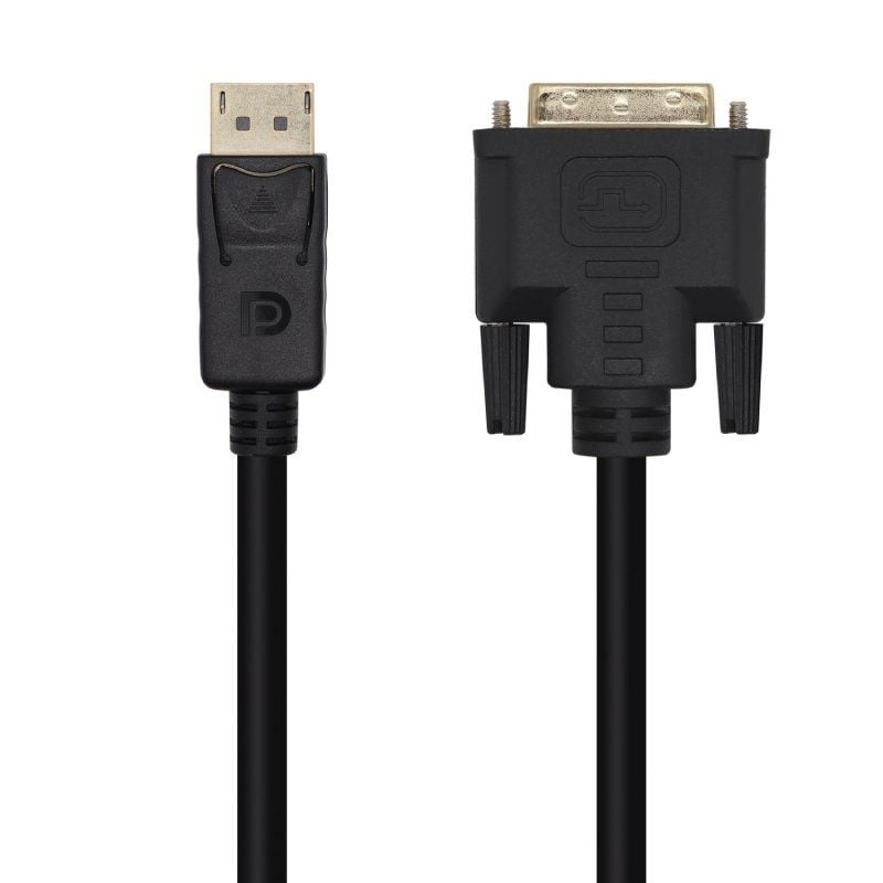 AISENS A125-0463 DisplayPort Macho - DVI Macho Hasta 5W 2300Mbps 3m Negro
