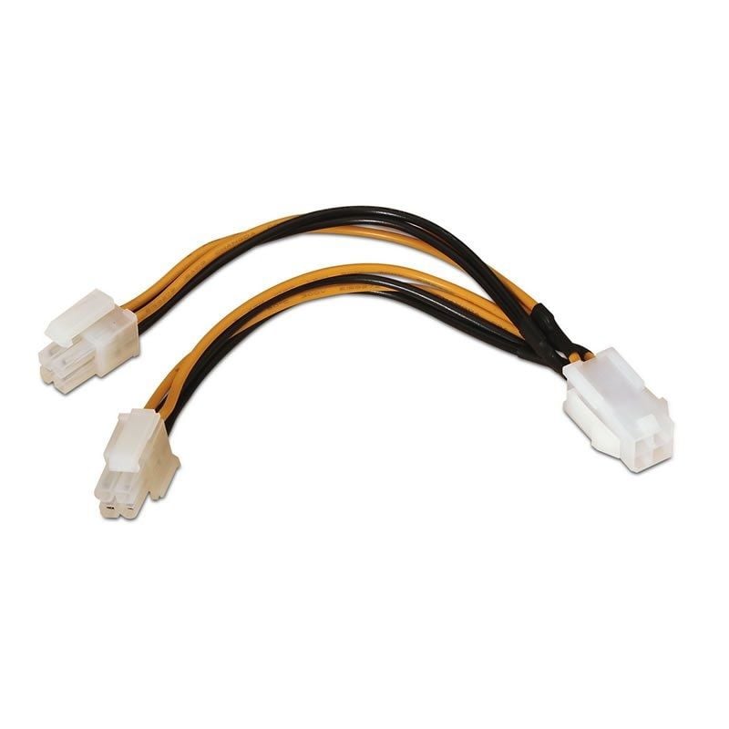 AISENS A131-0166 Molex 4+4 PIN Macho - Molex 4 PIN Hembra Hasta 54W 15cm
