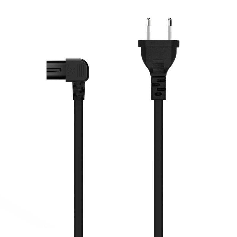 AISENS A132-0598 CEE7 16 Macho - C7 Hembra Hasta 1500W 1.8m Negro