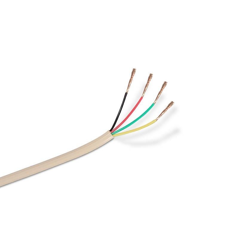 Bobina de Cable de Teléfono Aisens A143-0321 4C 100m Beige
