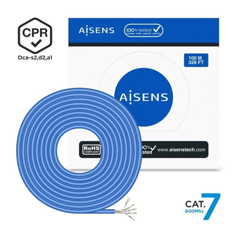 AISENS A146-0664 Cat.7 100m Azul