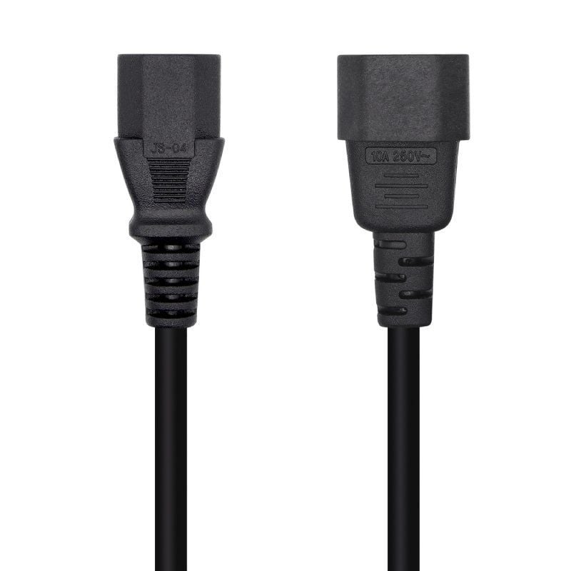 AISENS A132-0532 IEC C13 Hembra - IEC C14 Macho 10m Negro