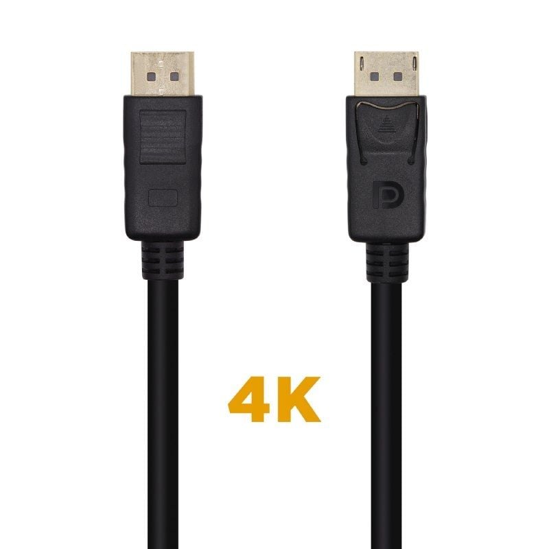 AISENS A124-0455 DisplayPort Macho - DisplayPort Macho 1m Negro