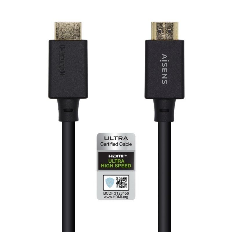 AISENS A150-0420 HDMI Macho - HDMI Macho 50cm Certificado Negro