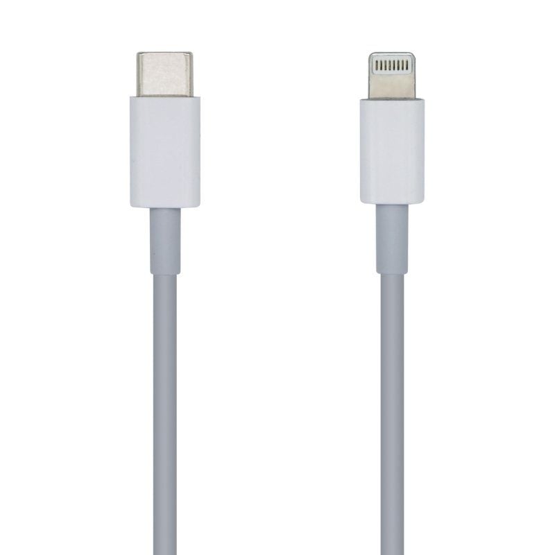 AISENS A102-0441 Lightning Macho - USB Tipo-C Macho 480Mbps 20cm Blanco