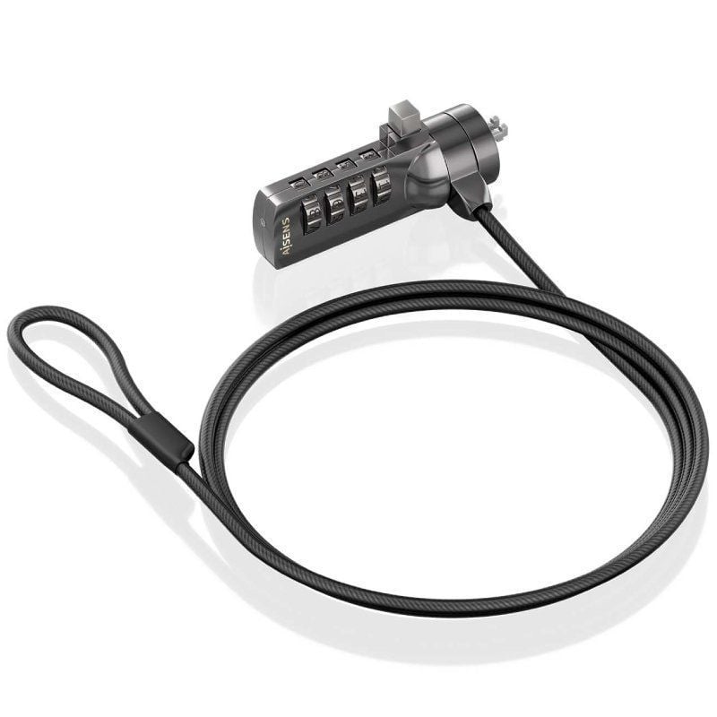 Cable de Seguridad para Portátiles Aisens ASLK-D40N03-BK 1.5m