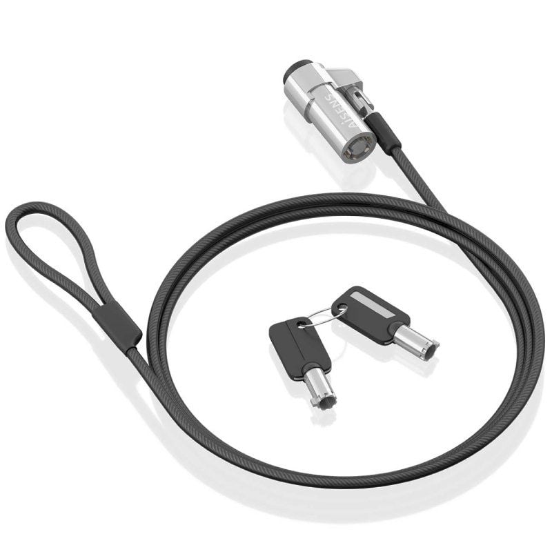 Cable de Seguridad Tipo NANO para Portátiles Aisens ASLK-D45K06-BK 1.5m