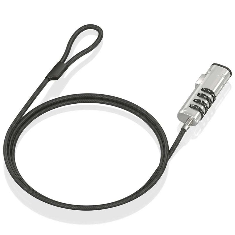 Cable de Seguridad Tipo NANO para Portátiles Aisens ASLK-D50N05-BK 1.5m