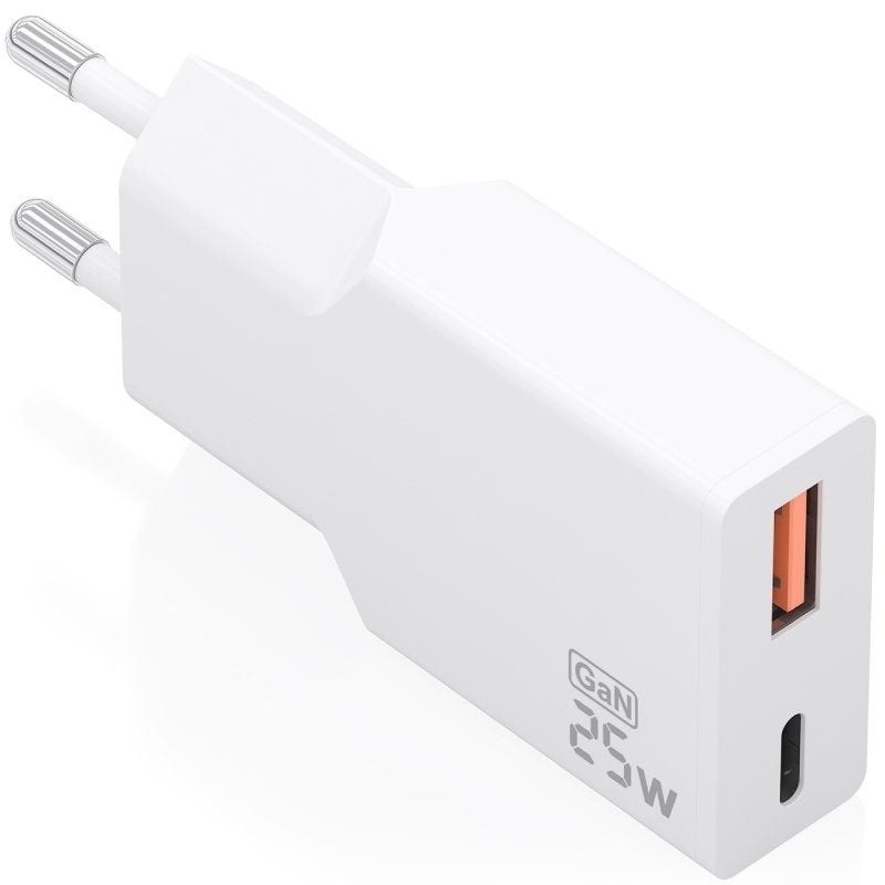 AISENS A110-1000 1xUSB Tipo-C 1xUSB 25W Blanco