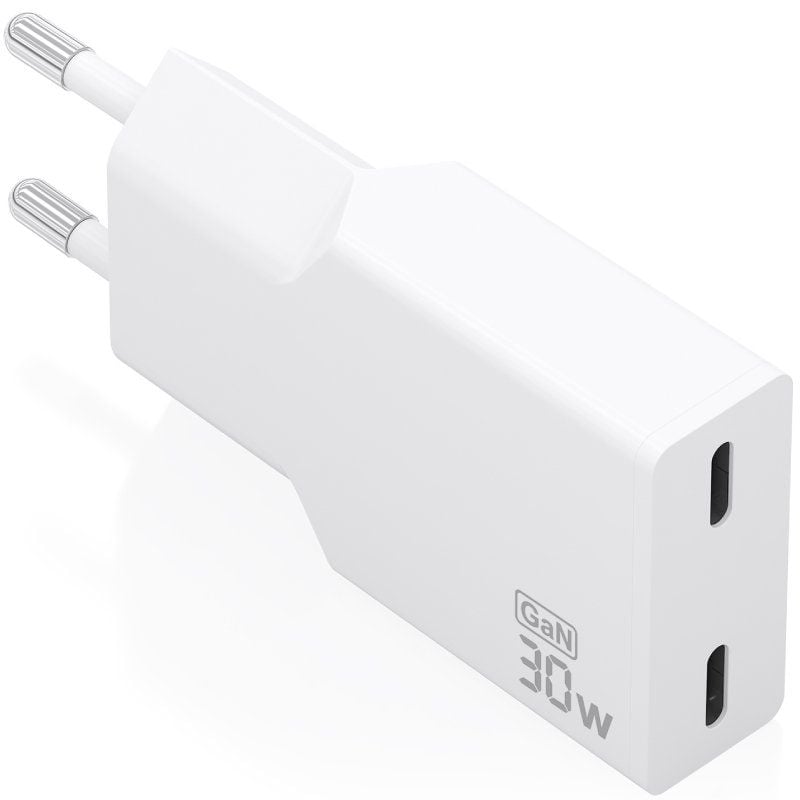 AISENS A110-1003 2xUSB Tipo-C 30W Blanco