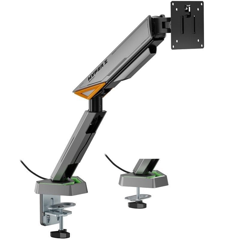 AISENS DT49TSRRGB-347 Giratorio Inclinable hasta 16kg con Iluminación RGB